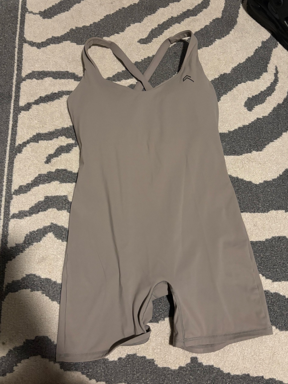 Oner Active Unified Cross Back Minky All in One Romper Large